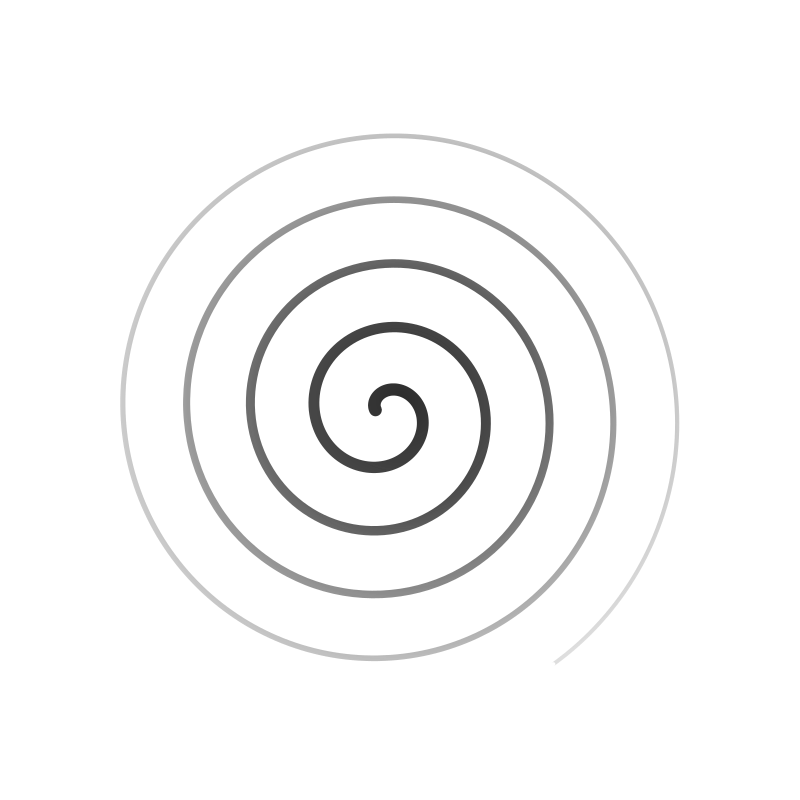 SNSYS spiral mark, black